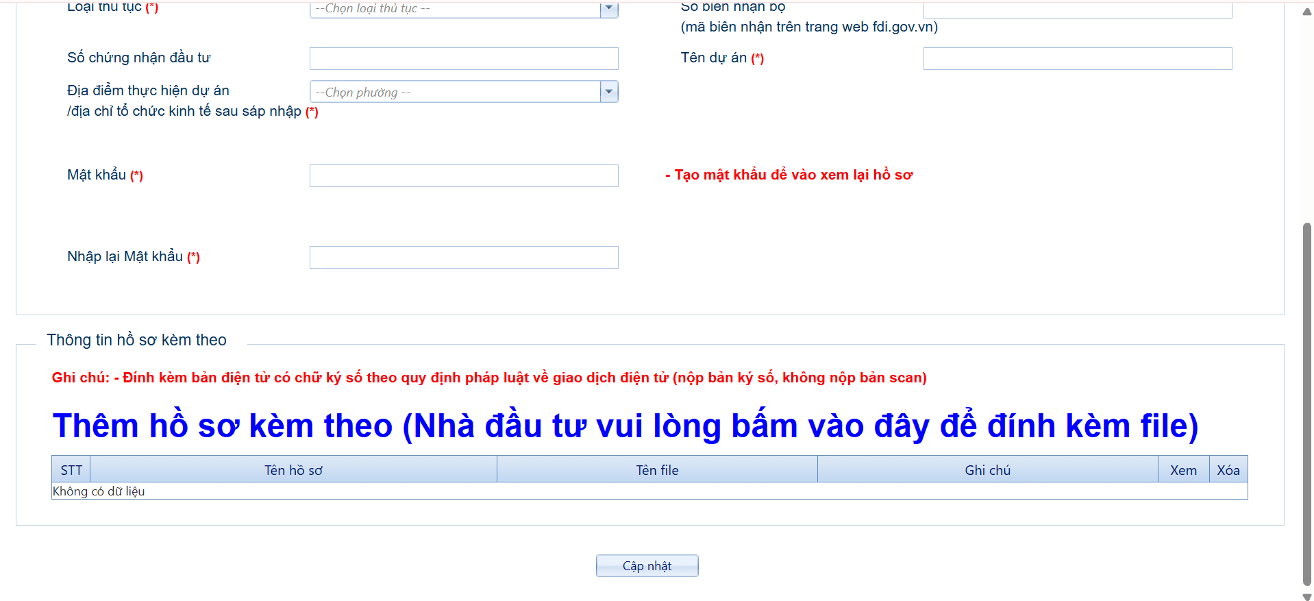 Hình 5 — Đính kèm toàn bộ hồ sơ đã được ký số